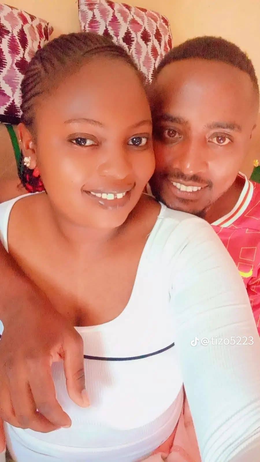Joy Kanini and her boyfriend
