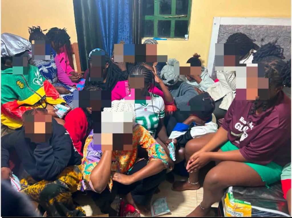 police rescued 18 women