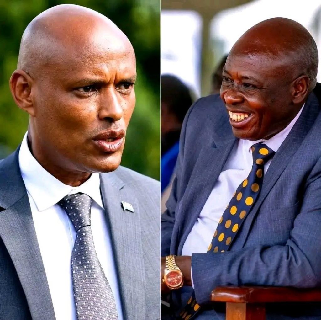 DCI Amin and Rigathi Gachagua