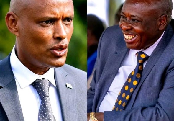 DCI Amin and Rigathi Gachagua
