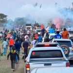 Linda Mwananchi Convoy attacked by goons